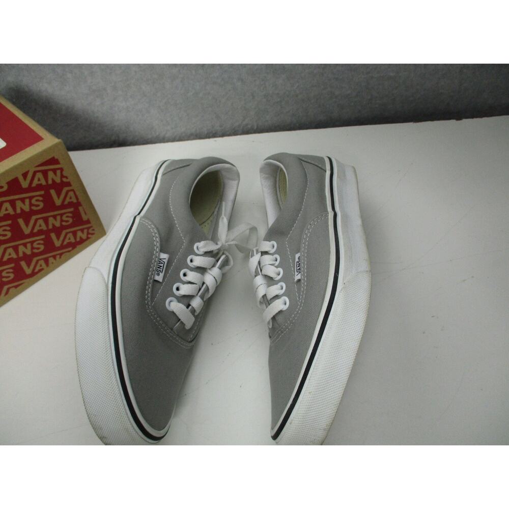 Vans Era Gray Drizzle True White Lace Skate Shoes Womens Sz 8 - Picture 6 of 9